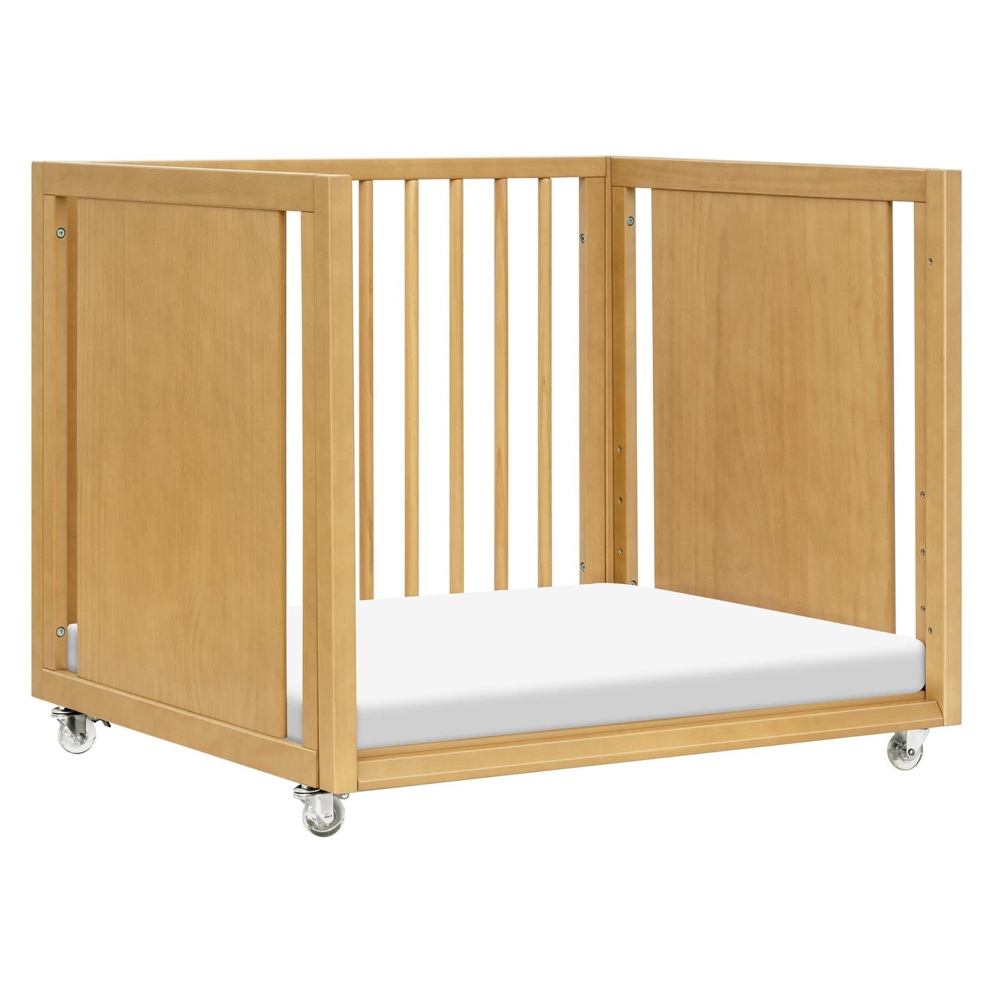 BABYLETTO PALMA 8-IN-1 CONVERTIBLE ALL-STAGES CRIB WITH BASSINET & TODDLER BED KIT