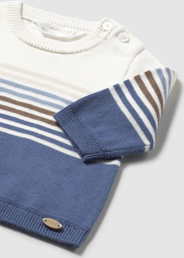 MAYORAL NEWBORN BOY SOFT KNIT SWEATER