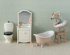 MAILEG BATHTUB, MOUSE - ROSE