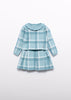 ABEL & LULA GIRL PLAID KNIT SKIRT SET