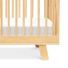 Hudson 3-in-1 Convertible Crib w/ToddlerBedConversionKit in White/Washed Natural