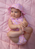 MAYORAL NEWBORN GIRL PRINTED ROMPER WITH HAT SET