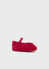 MAYORAL VELVET MARY JANES - RED
