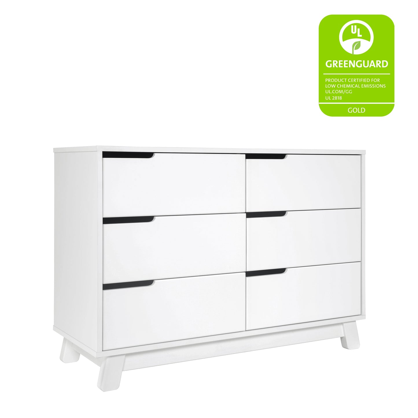 Hudson 6-Drawer Double Dresser, Assembled in Honey