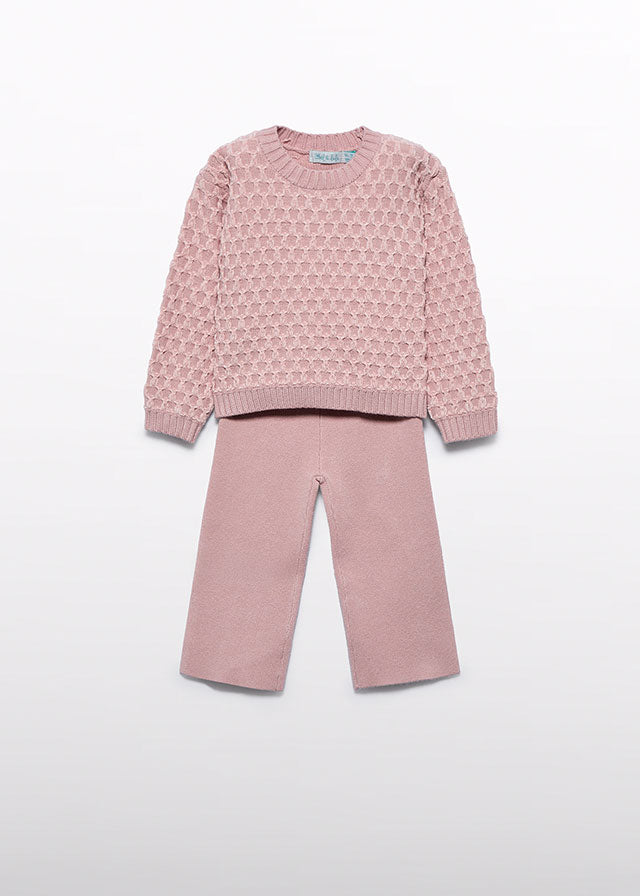 ABEL & LULA GIRL KNIT PANTS SET