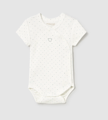 MAYORAL SHORT SLEEVE BODYSUIT ECRU-ICE