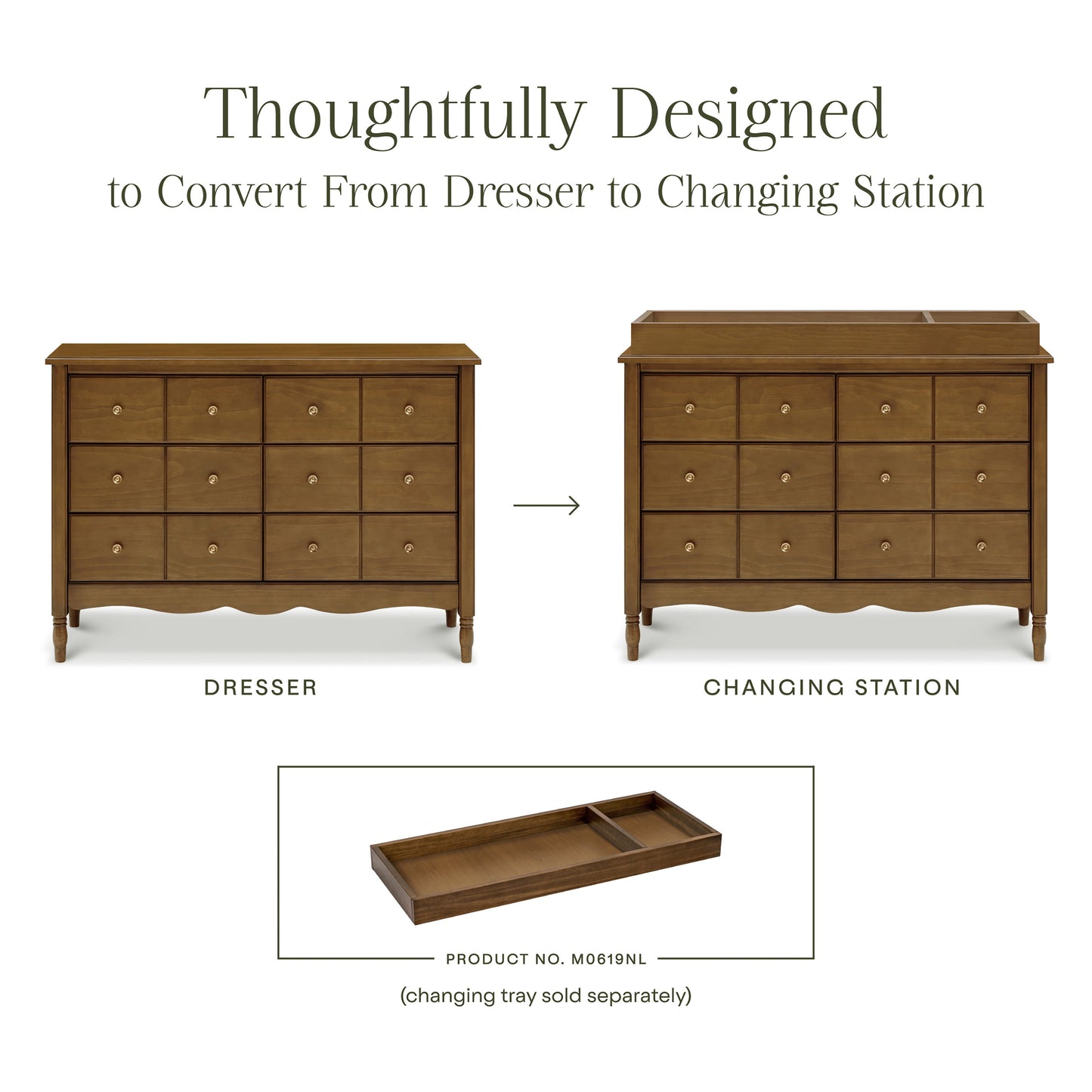 Liberty 6-Drawer Assembled Dresser in Cove Blue