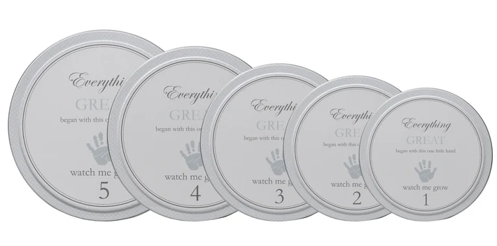 HANDPRINTS TOWER OF TIME GREY