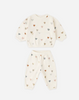 QUINCY MAE WAFFLE SWEATER SET CONFETTI HEARTS