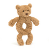 JELLYCAT BARTHOLOMEW BEAR RING RATTLE