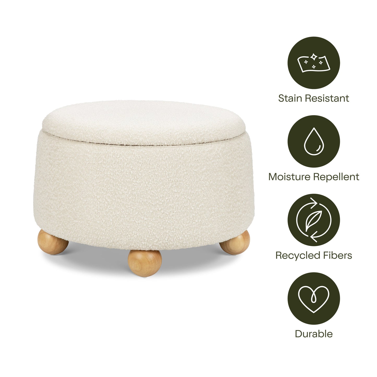 BABYLETTO TUFFET STORAGE OTTOMAN