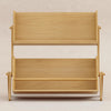 Tally Storage and Bookshelf in Washed Natural