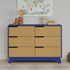 Hudson 6-Drawer Double Dresser, Assembled in Honey