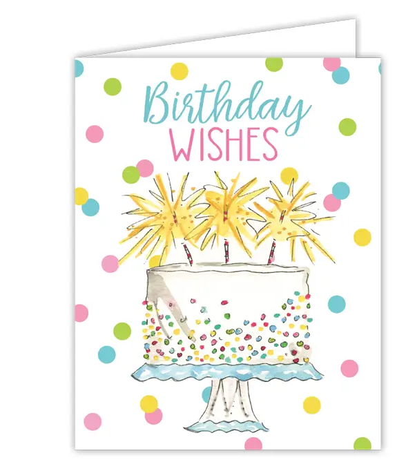 CAKE WITH SPARKLERS