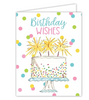 CAKE WITH SPARKLERS