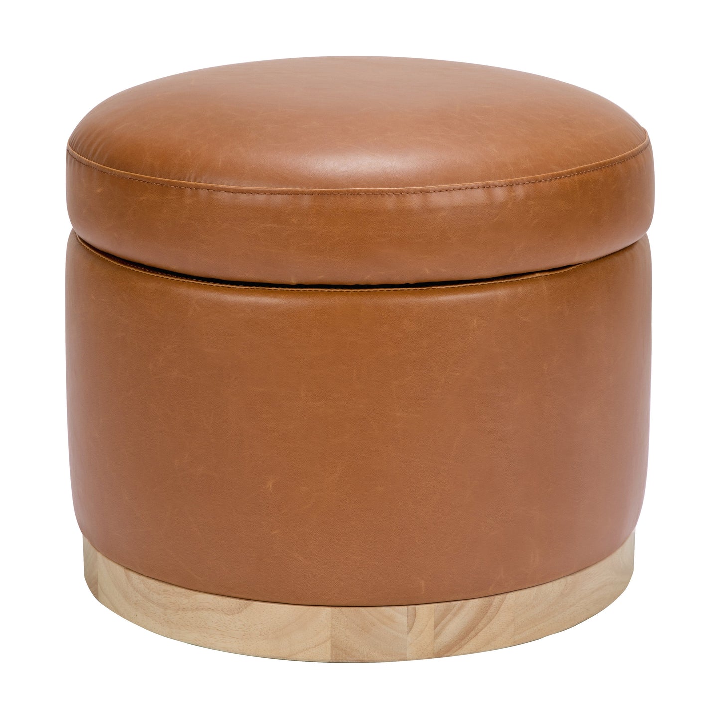 BABYLETTO NAKA STORAGE OTTOMAN IN VEGAN LEATHER