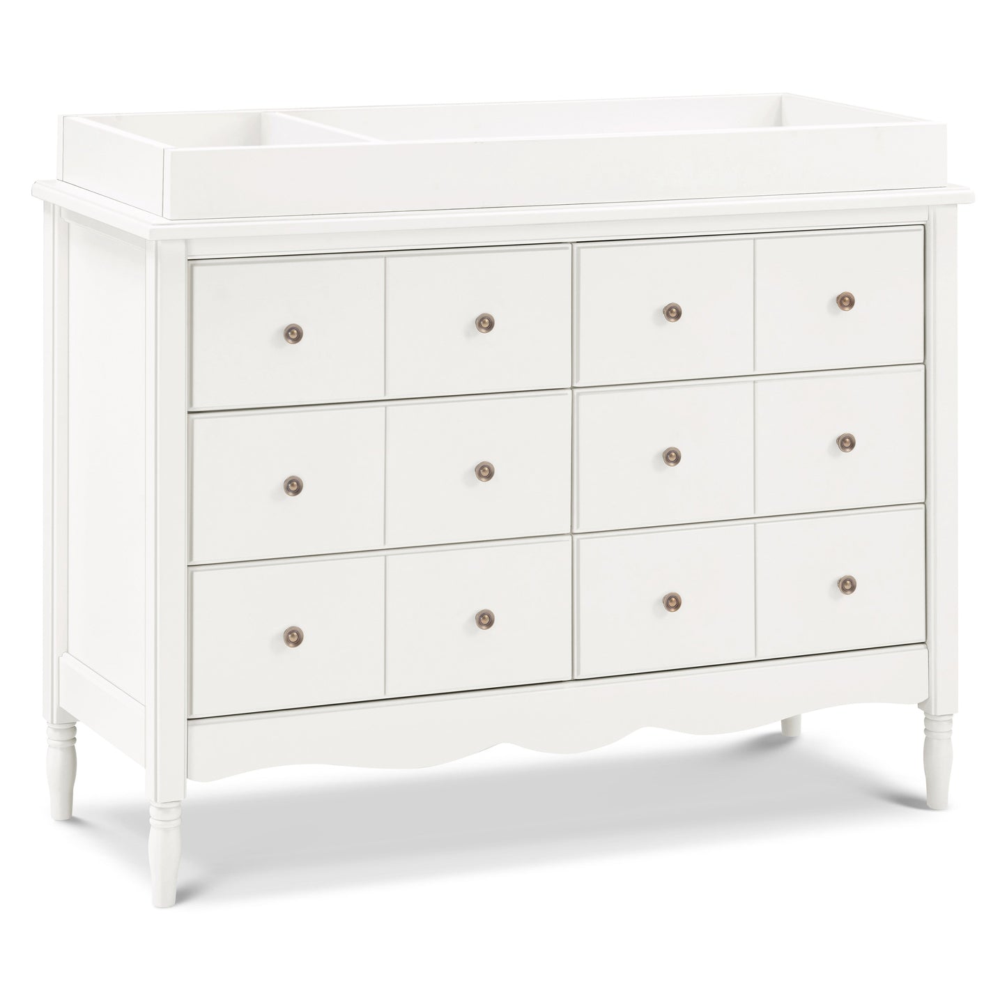 Liberty 6-Drawer Assembled Dresser in Warm White