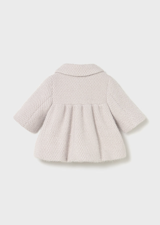 MAYORAL NEWBORN GIRL TERRY CLOTH COAT