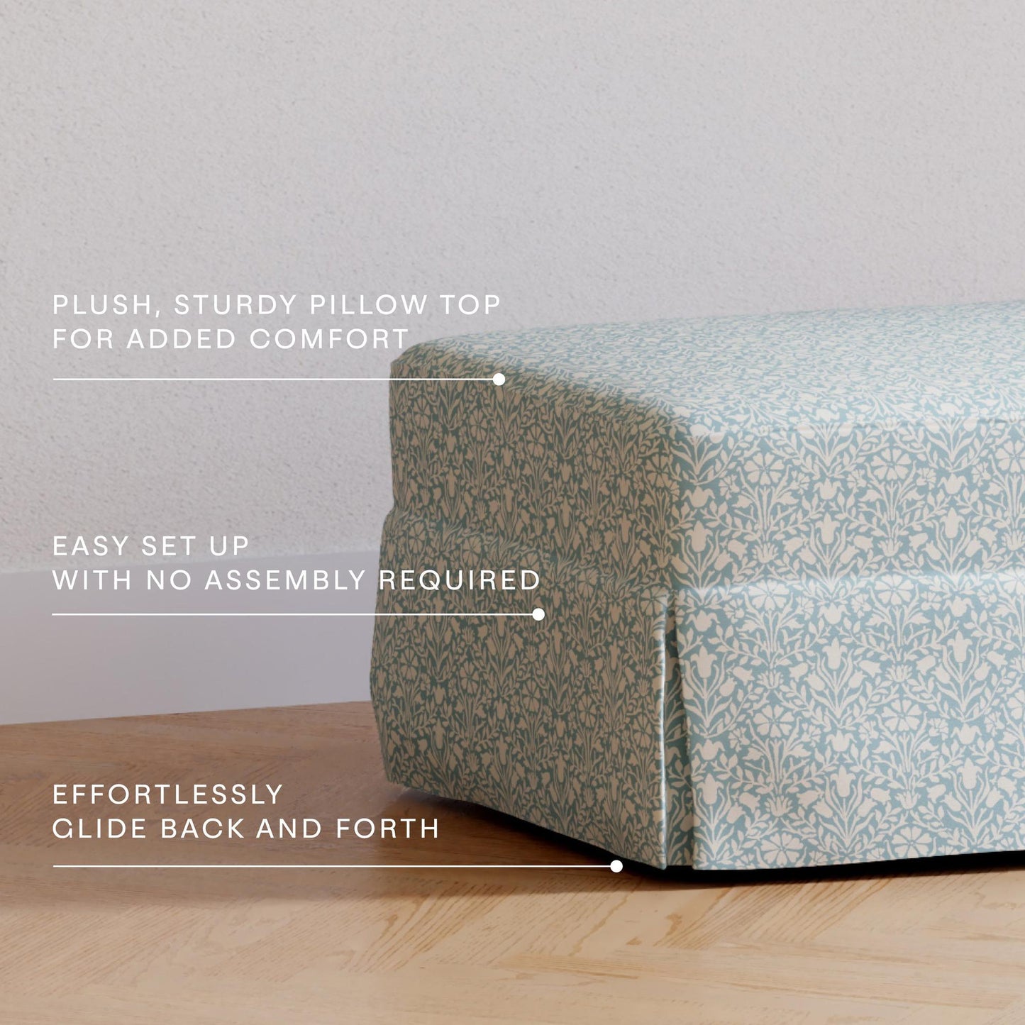 MORRIS & CO. X NAMESAKE CRAWFORD GLIDING OTTOMAN