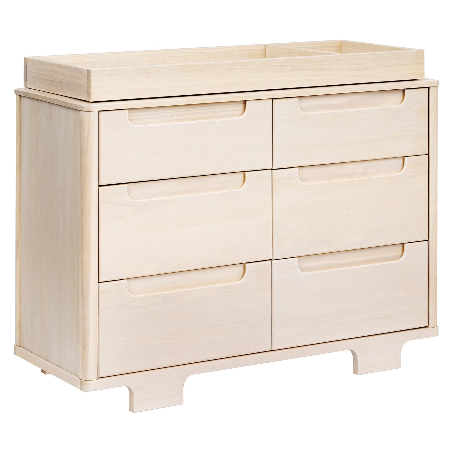 Yuzu 6-Drawer Dresser in Natural Walnut