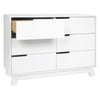 Hudson 6-Drawer Double Dresser, Assembled in Honey