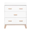 BABYLETTO SCOOT 3-DRAWER CHANGER DRESSER WITH REMOVABLE CHANGING TRAY
