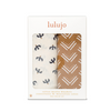 LULUJO COTTON MUSLIN SWADDLES - BLACK BIRDS