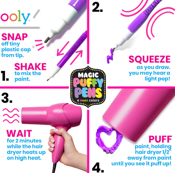 MAGIC PUFFY PENS