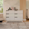 Hudson 6-Drawer Double Dresser, Assembled in Honey