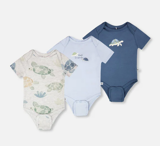 DEUX PAR DEUX ORGANIC COTTON JERSEY ONESIE