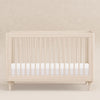 Lolly 3-in-1 Convertible Crib w/Toddler Bed Conversion in Crimson/Natural