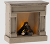 MAILEG FIREPLACE, MOUSE - OFF WHITE