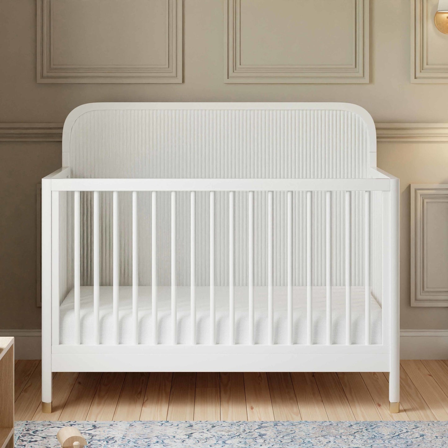 NAMESAKE BRIMSLEY TAMBOUR 4-IN-1 CONVERTIBLE CRIB