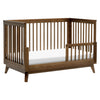 Scoot 3-in-1 Convertible Crib w/ToddlerBedConversion Kit in White/WashedNatural