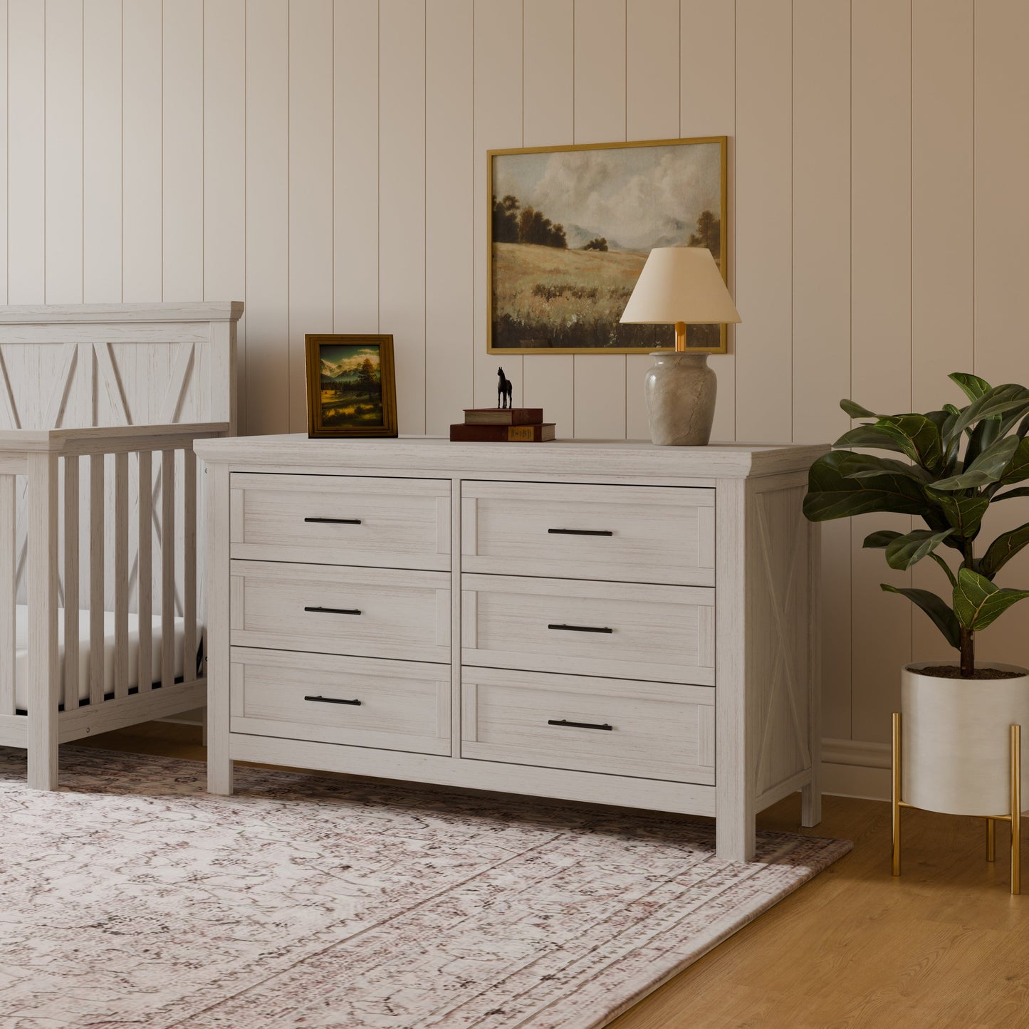 MONOGRAM BY NAMESAKE EMORY FARMHOUSE 6-DRAWER DRESSER