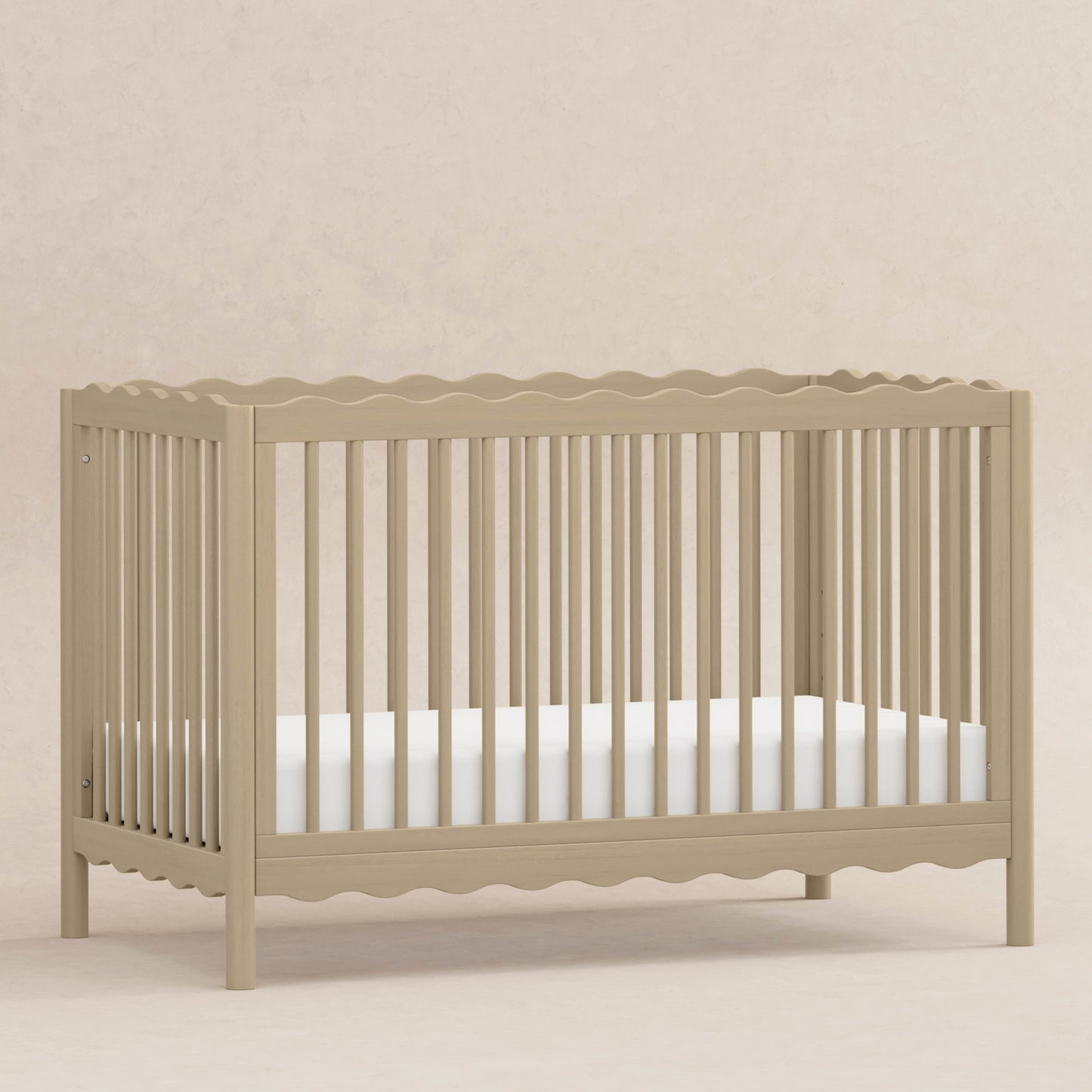 BABYLETTO SWELL 4-IN-1 CONVERTIBLE CRIB WITH TODDLER BED CONVERSION KIT