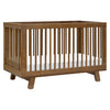 Hudson 3-in-1 Convertible Crib w/ToddlerBedConversionKit in White/Washed Natural