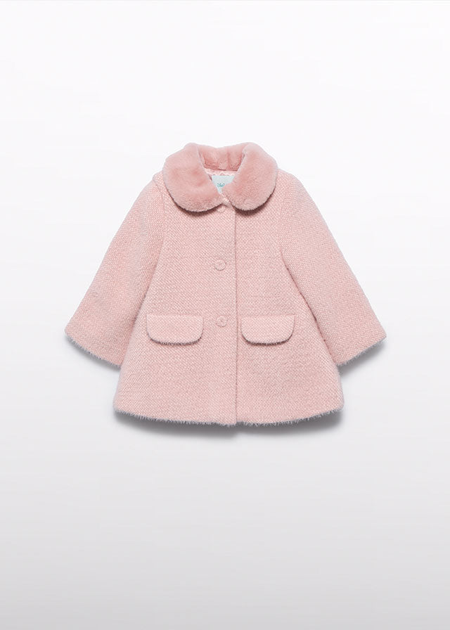 ABEL & LULA BABY GIRL TEXTURED KNIT COAT