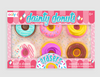 DAINTY DONUTS SCENTED ERASERS - SET OF 6