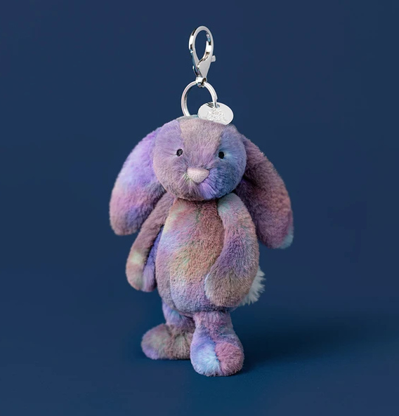JELLYCAT ZODIHOP LUXE BUNNY BAG CHARM