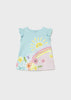 MAYORAL GIRL PRINTED KNIT DRESS