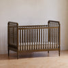 Liberty 3-in-1 Convertible Spindle Crib w/Toddler Bed Conversion Kit in Dusty Rose