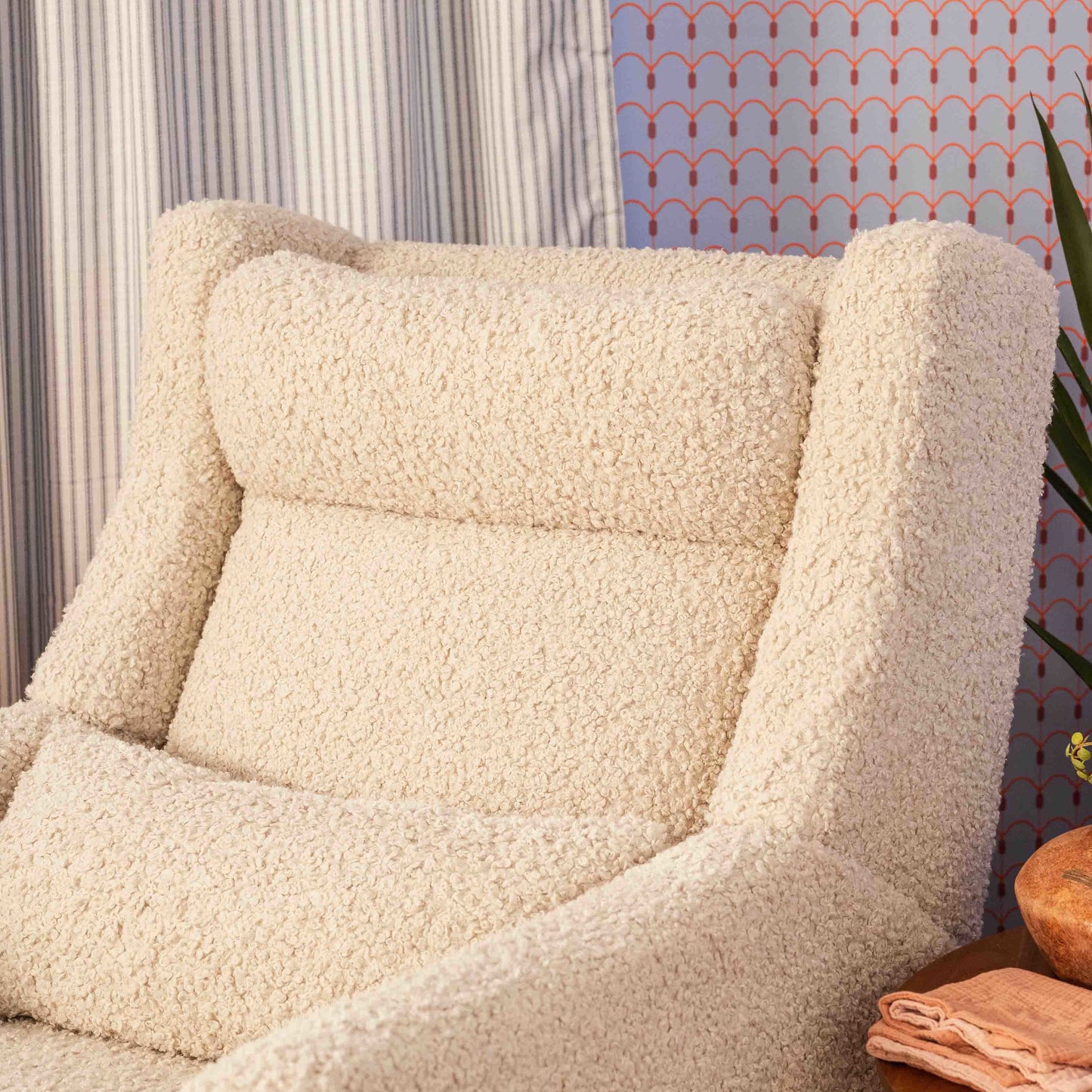 Kiwi Plus Power Glider Recliner w/ Power Headrest in Performance Beach Eco-Weave