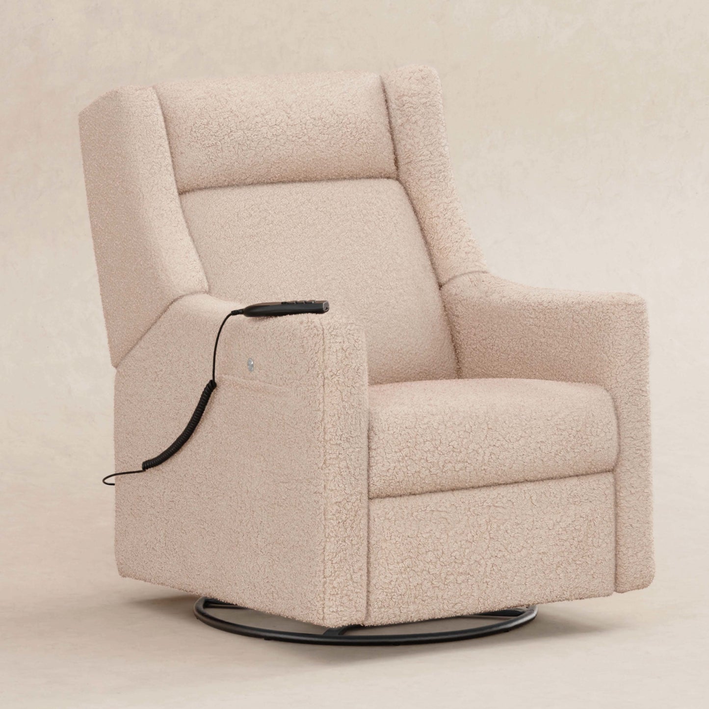 BABYLETTO KIWI DELUXE POWER RECLINER & SWIVEL GLIDER WITH HEAT AND MASSAGE