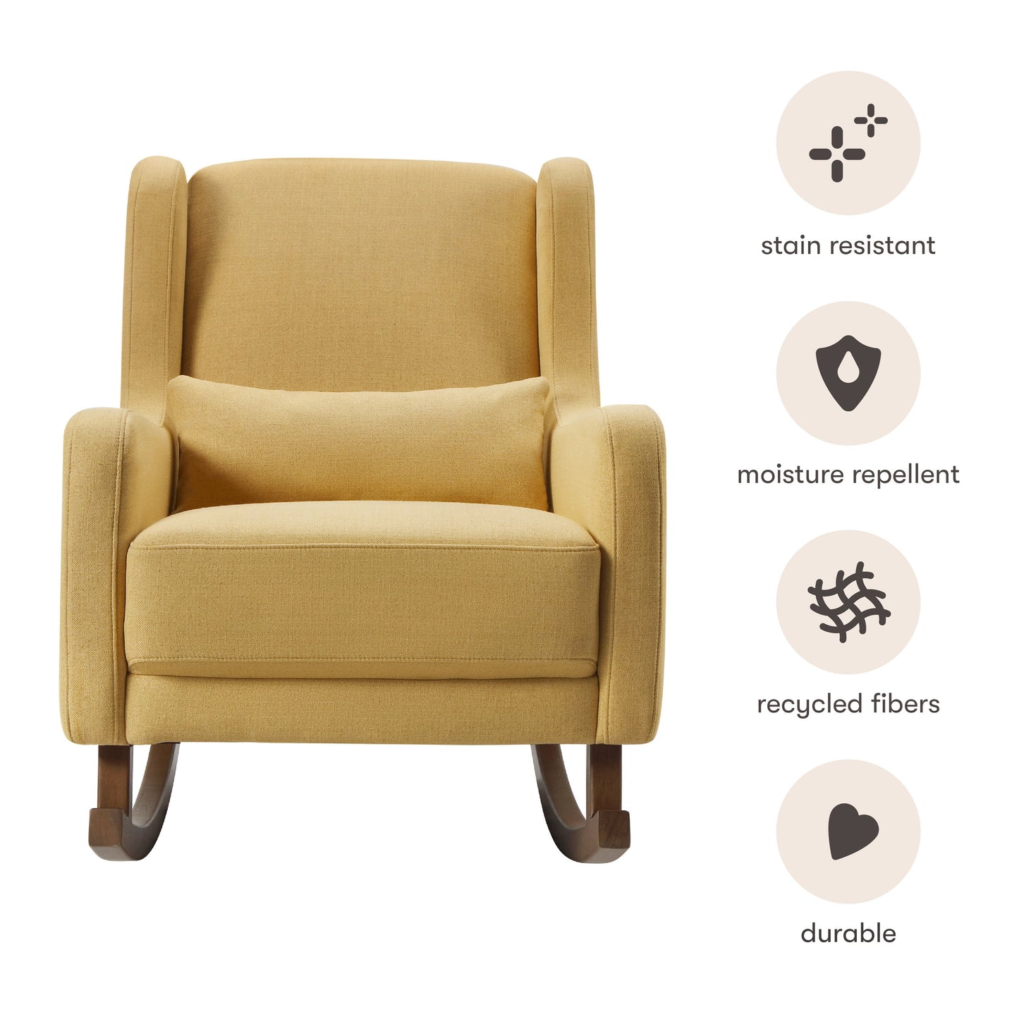 BABYLETTO KAI ROCKER IN ECO-PERFORMANCE FABRIC | WATER REPELLENT & STAIN RESISTANT