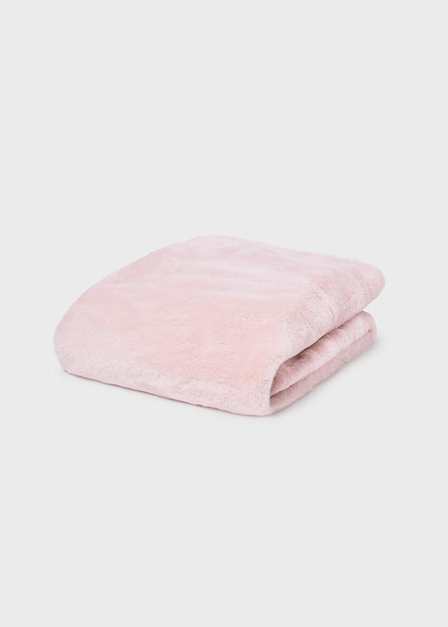 MAYORAL BABY PLUSH BLANKET- BABY PINK