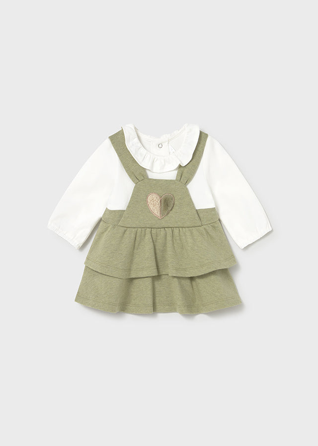 MAYORAL DUNGAREE DRESS BASIL