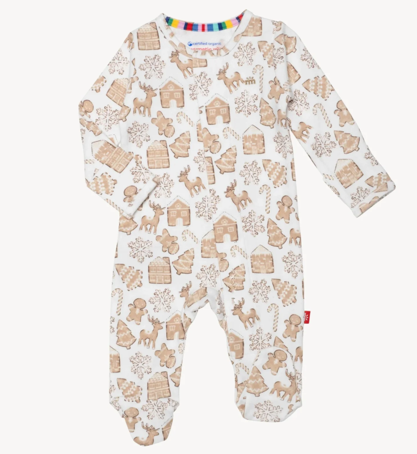 GINGERBREAD LANE ORGANIC COTTON FOOTIE