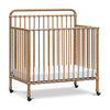 Winston 4-in-1 Convertible Mini Crib in Vintage Gold
