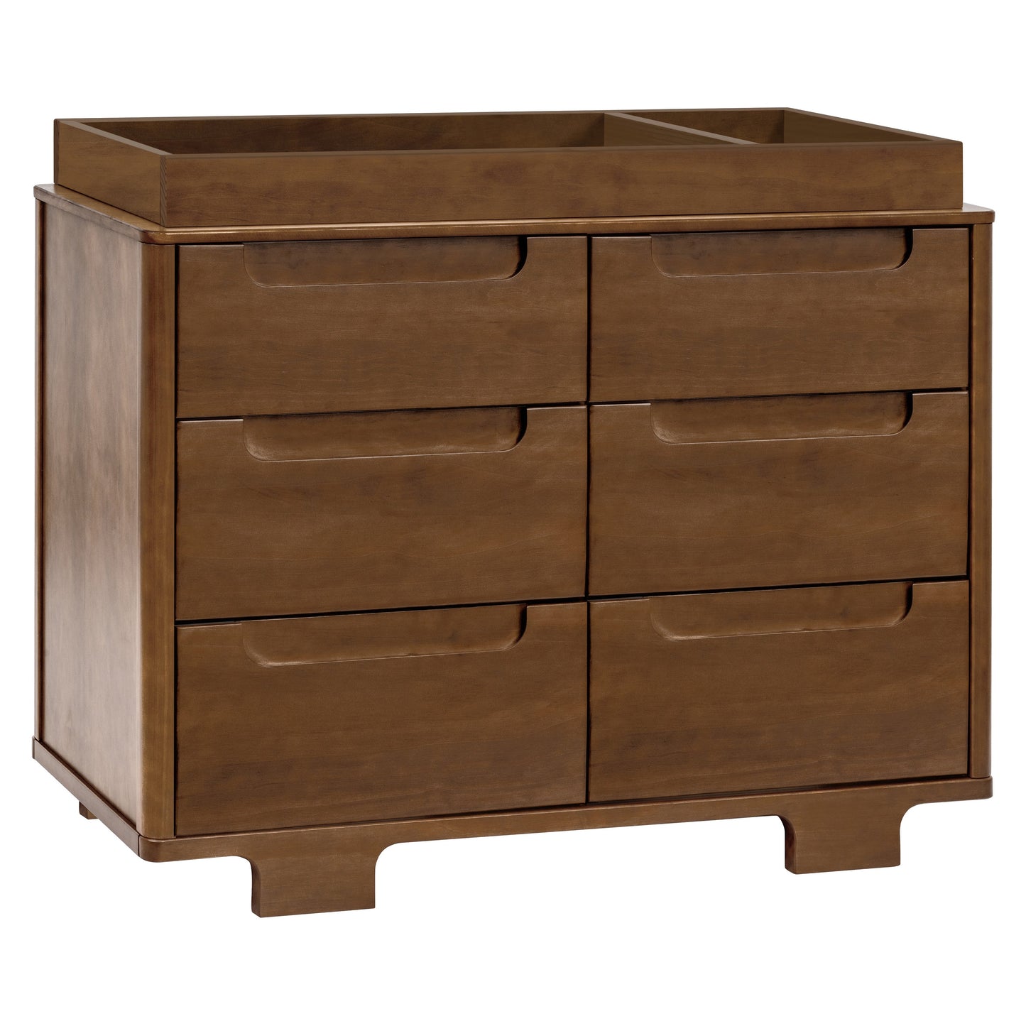 Yuzu 6-Drawer Dresser in Natural Walnut